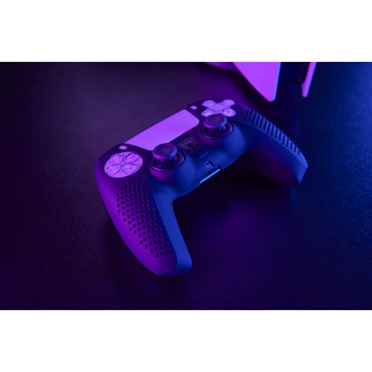 uRage Akku-Schutzhülle für PS5 Controller, Schwarz