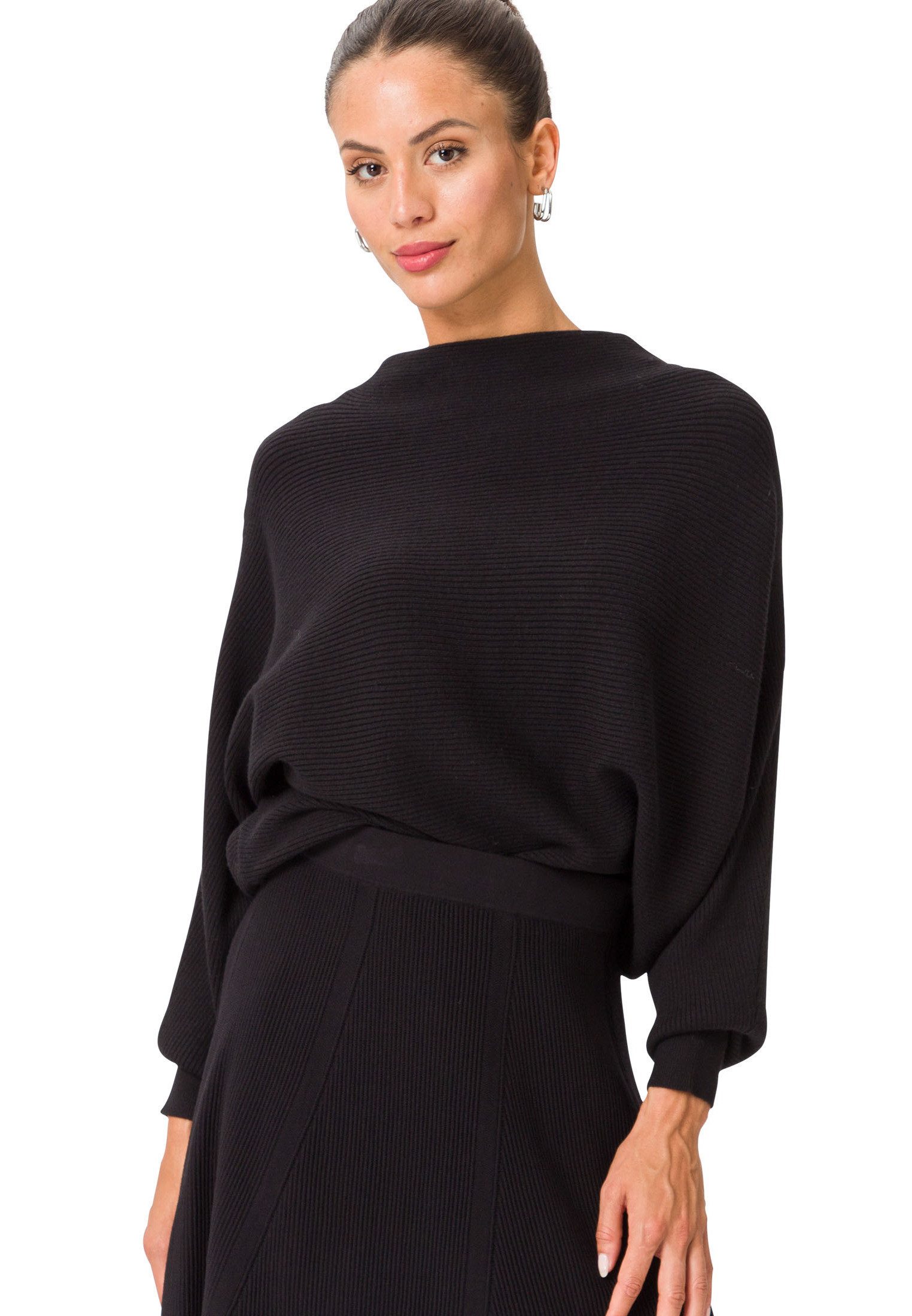 Strickpullover Damen mit Turtleneck