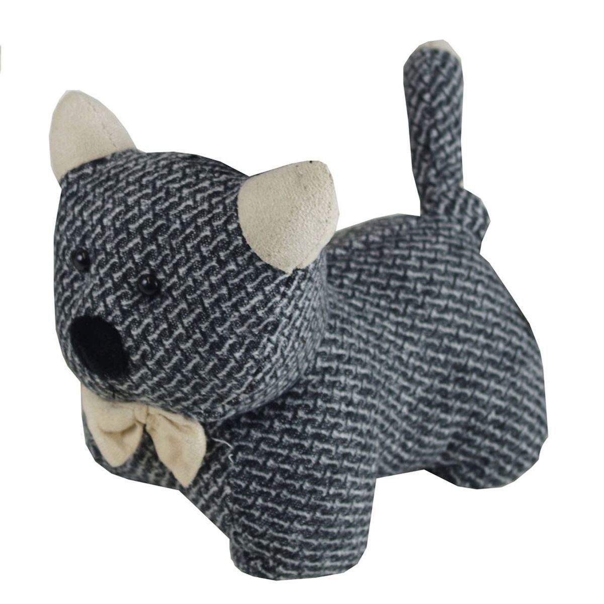 Türstopper Türhalter Türfeststeller Дверная пружина Katze 23cm in grau