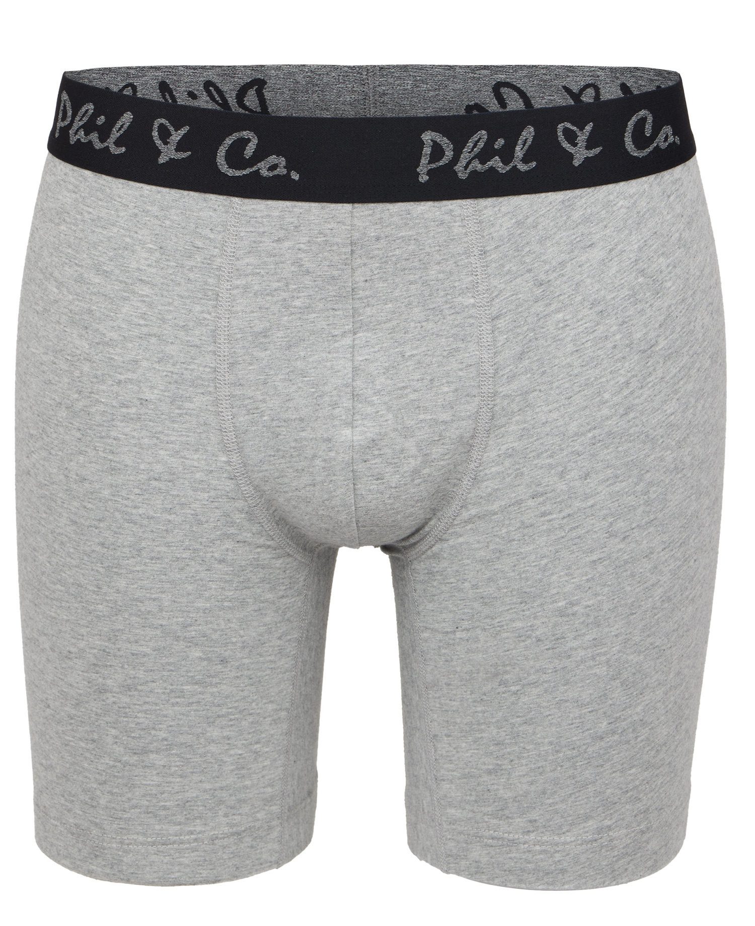 Phil & Co. Langer Boxer Herren Long Pants eng anliegend Boxer Shorts
