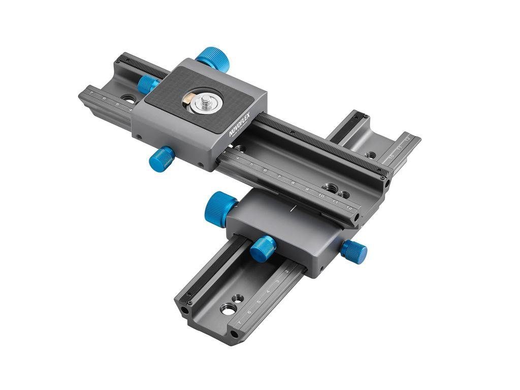Novoflex CASTEL-CROSS MC Kreuz-Einstellschlitten MiniConnec Stativhalterung
