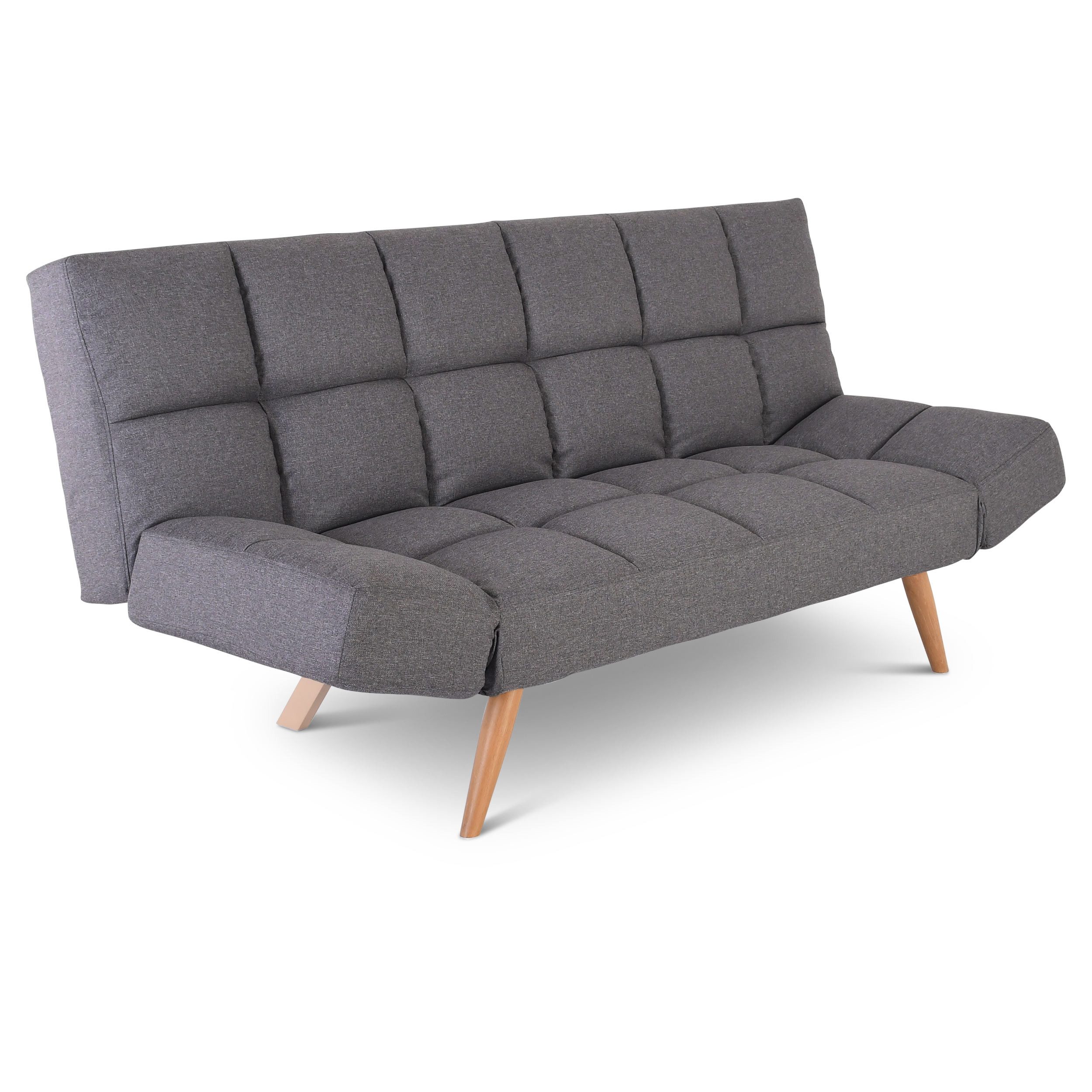 Raburg Schlafsofa 2-Sitzer, klappbare Gästebett-Funktion, Stoff, Yara, bequeme Liegefläche: 180 cm breit x 110 cm tief