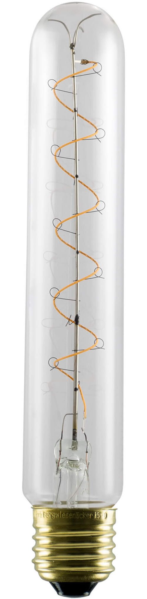 SEGULA LED-Filament LED Tube klar, E27, E27, 1 St., Warmweiß
