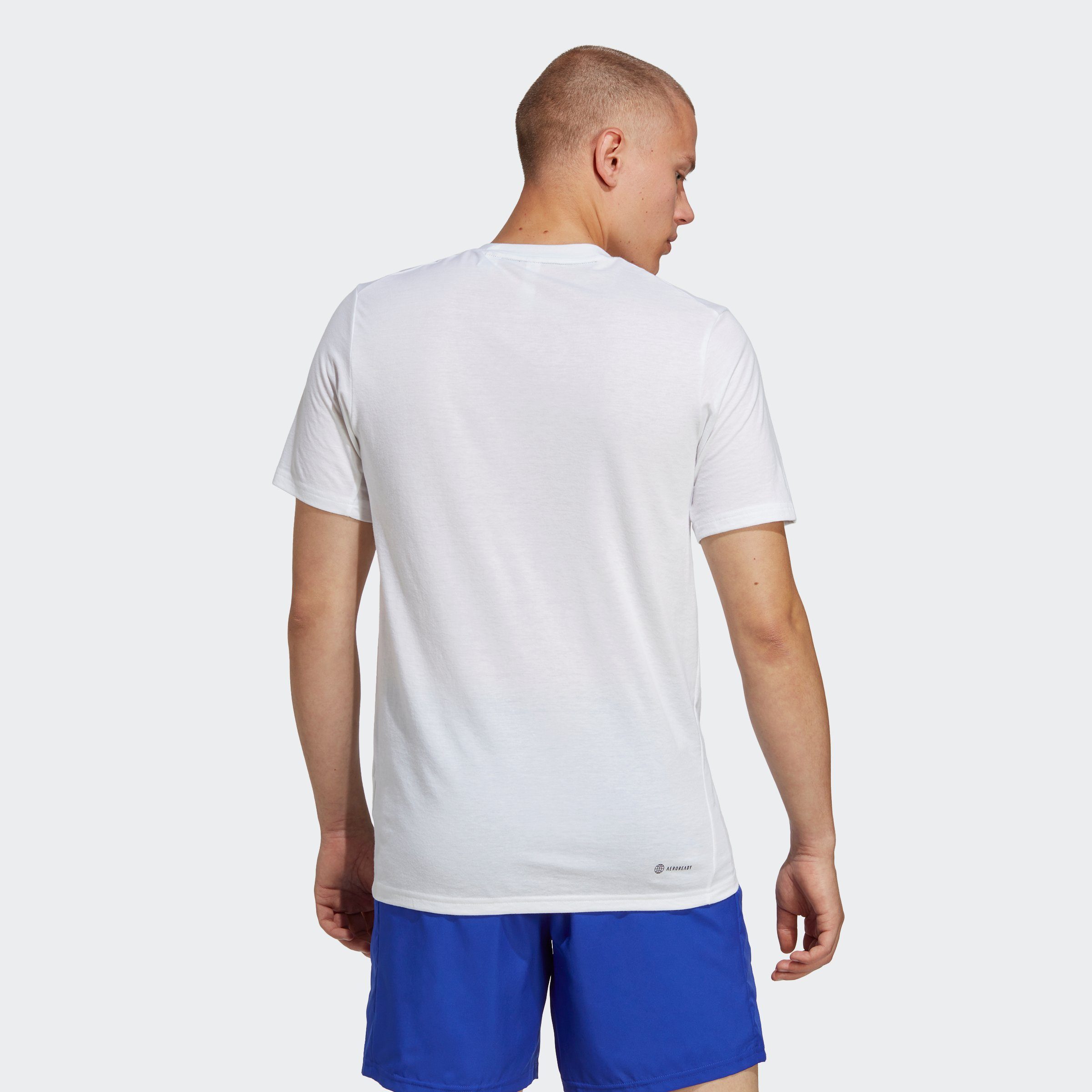 Performance FR T-Shirt adidas White / TR-ES T Black