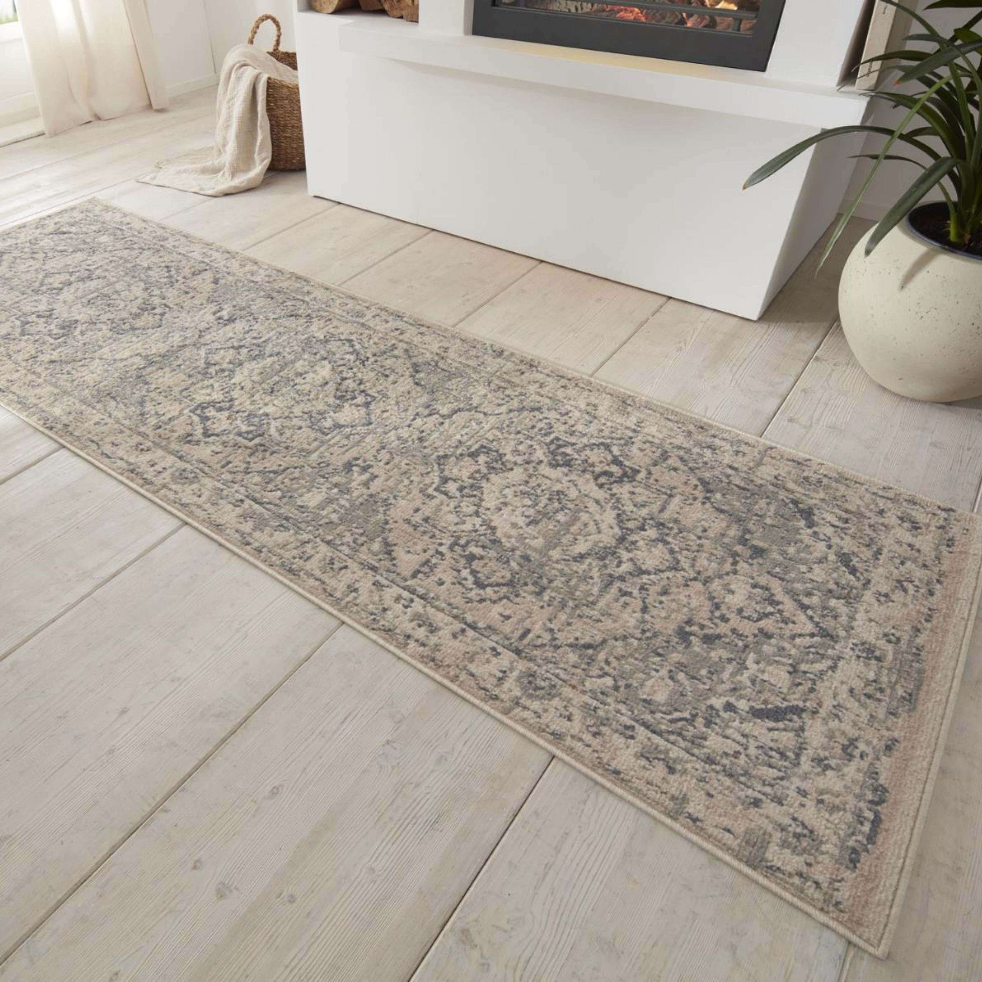 HANSE Home Teppich Sand, rechteckig, Höhe: 8 mm, Kurzflor, Läufer, Orient, Vintage, Wohnzimmer, Schlafzimmer, Esszimmer