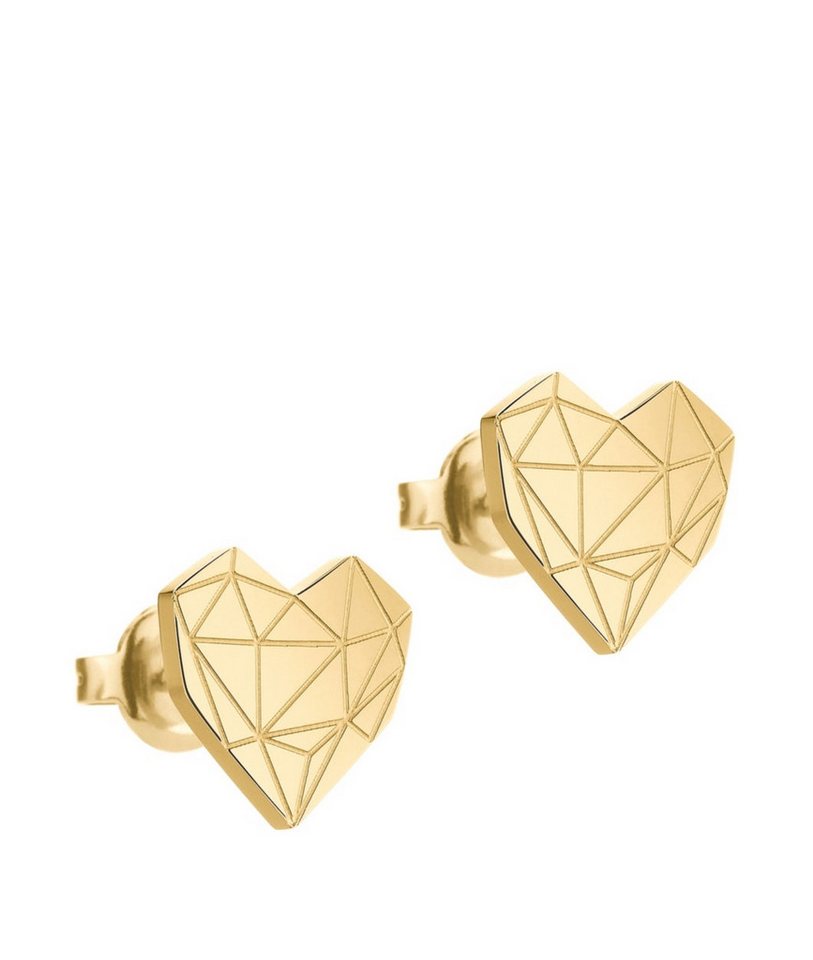 Liebeskind Berlin Paar Ohrstecker Schmuck Geschenk Edelstahl Ohrringe Herz