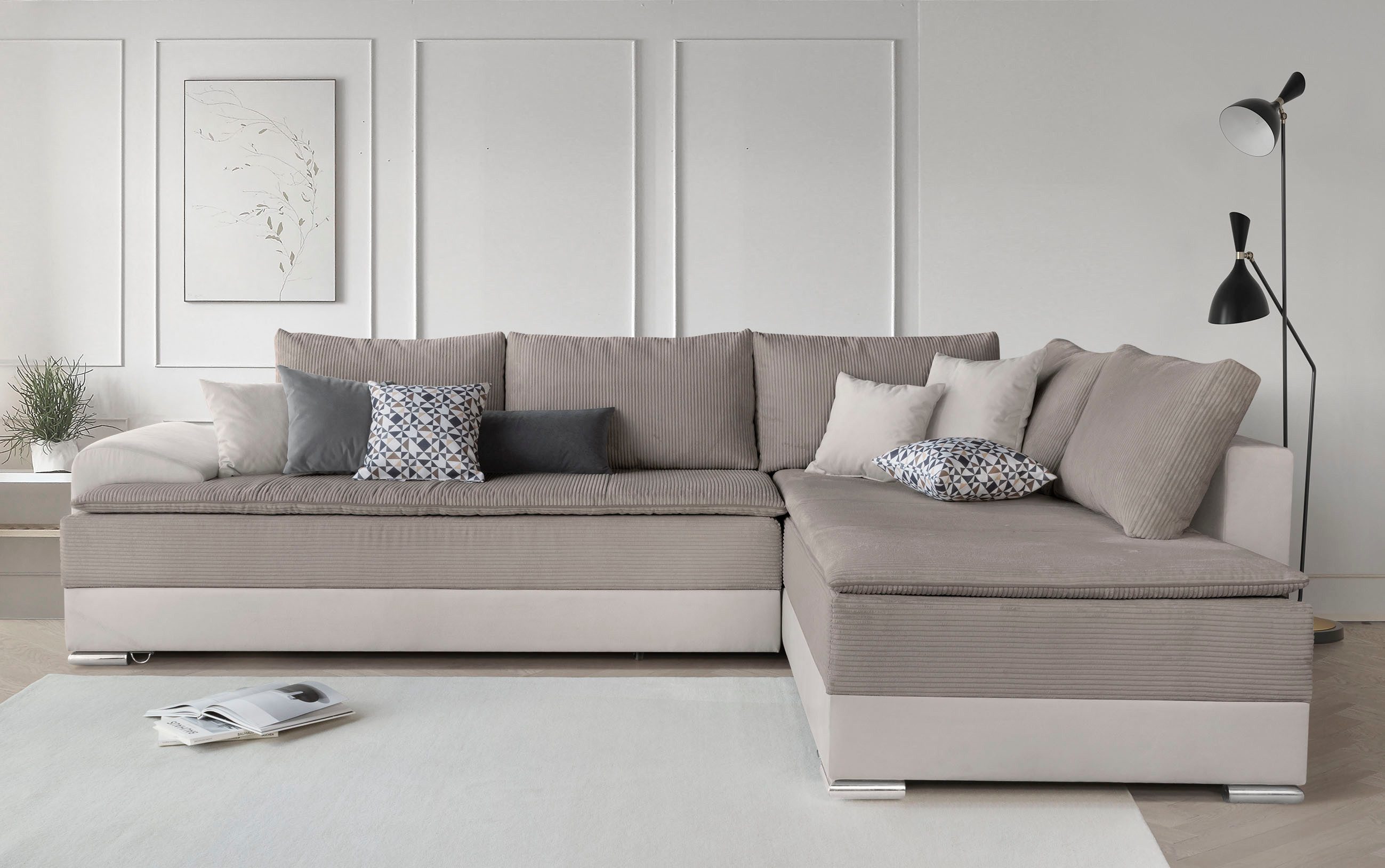 OTTO home Ecksofa Night & Day L-Form, B: 324 cm, mit Dauer-Schlaffunktion u günstig online kaufen