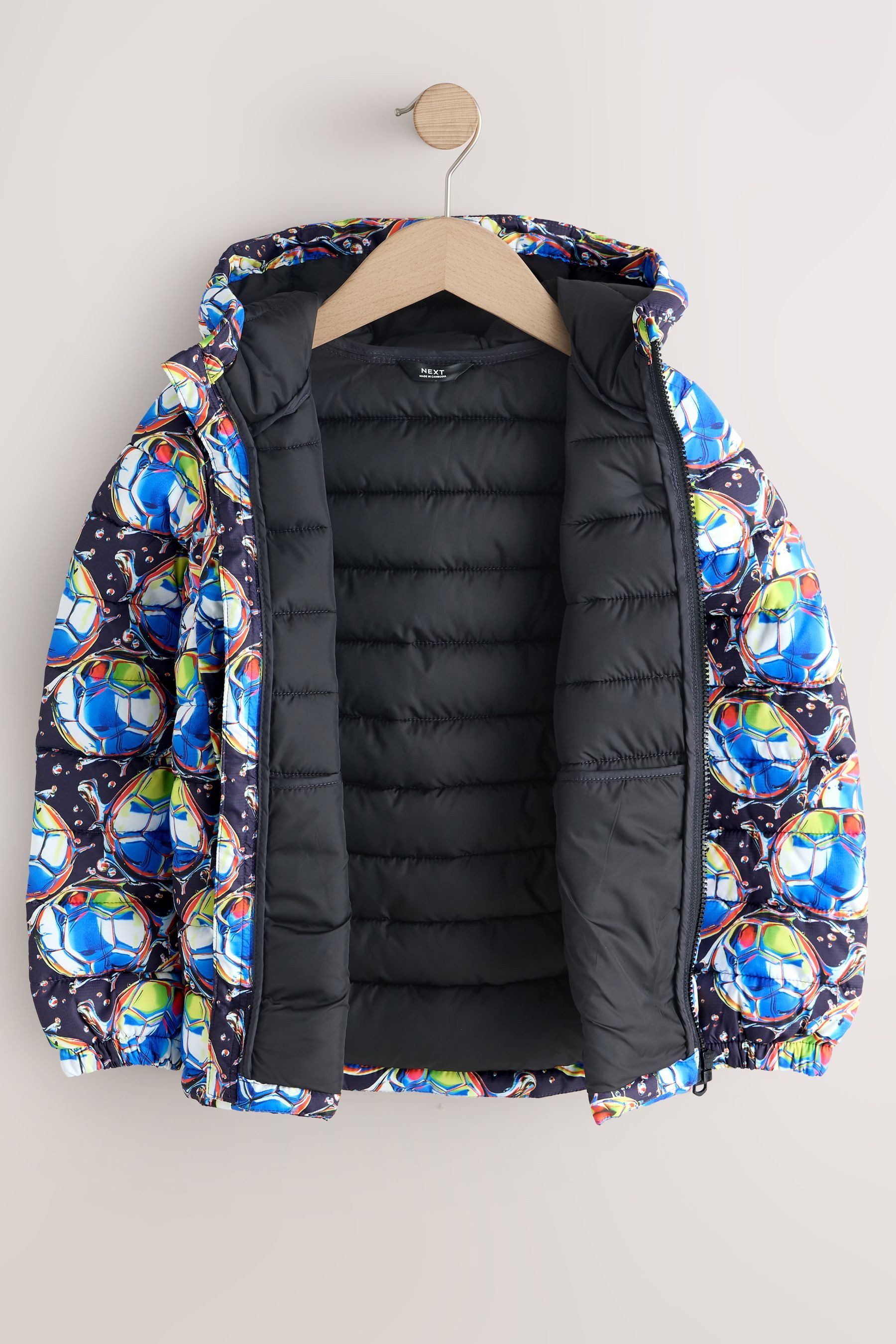 Next Steppjacke Gesteppte, mittelschwere Kapuzenjacke (1-St)