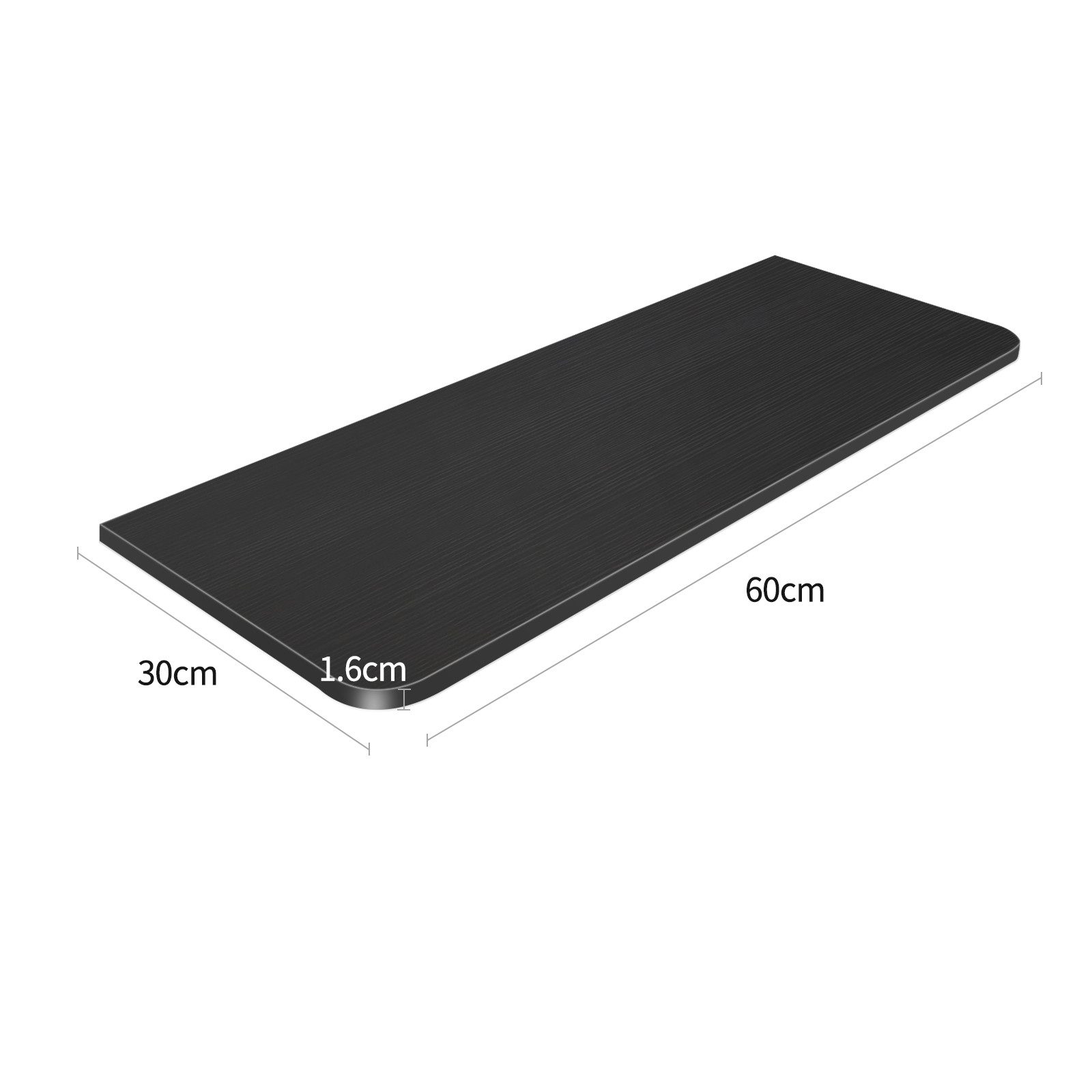 JEOBEST Klapptisch Wandklapptisch, Klappbarer Esstisch, Schreibtisch, Wandmontage, 60cm, Metallklappgestell – Bild 4 von 5