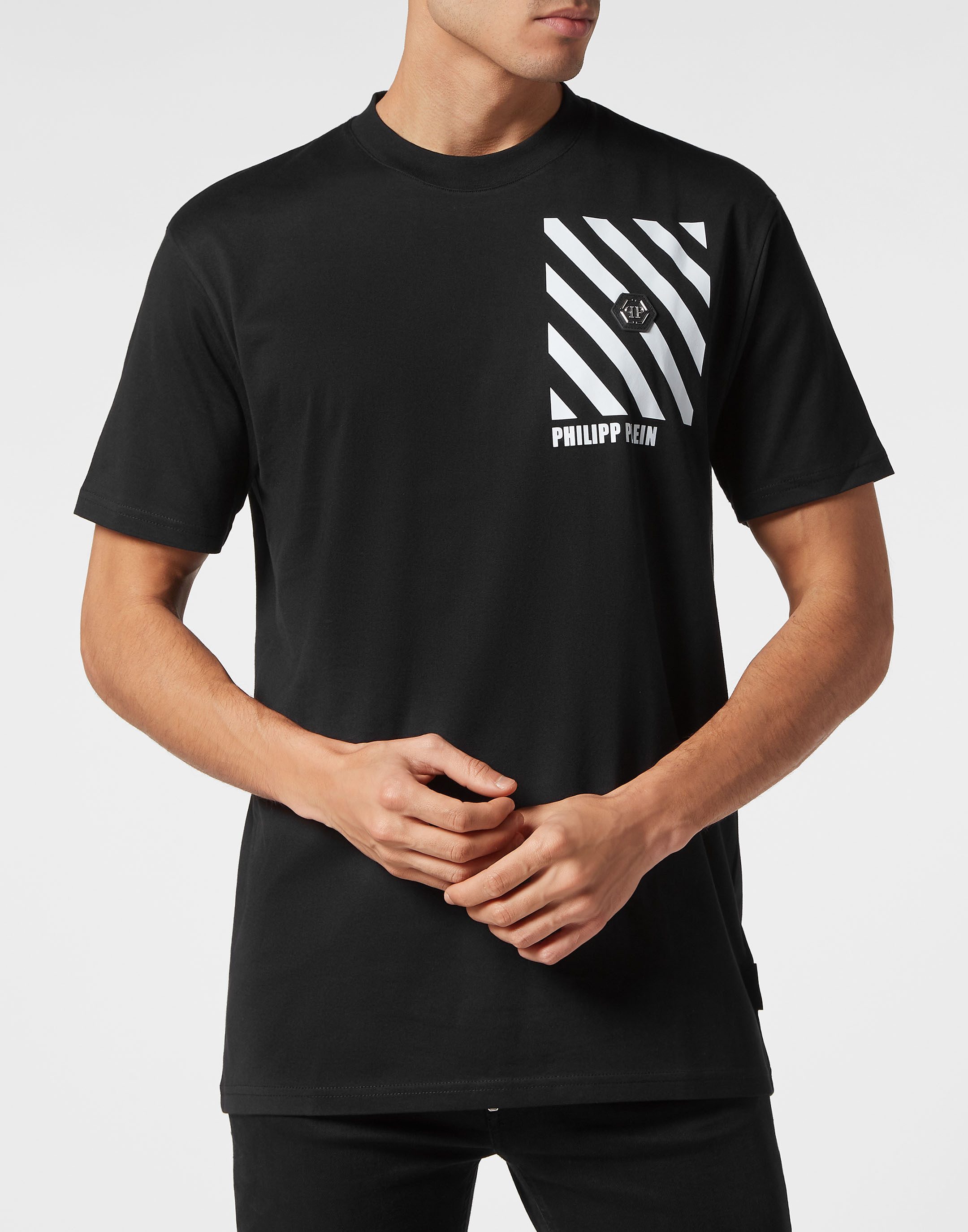 PHILIPP PLEIN T-Shirt T-Shirt Rundhalsausschnitt Ss günstig online kaufen