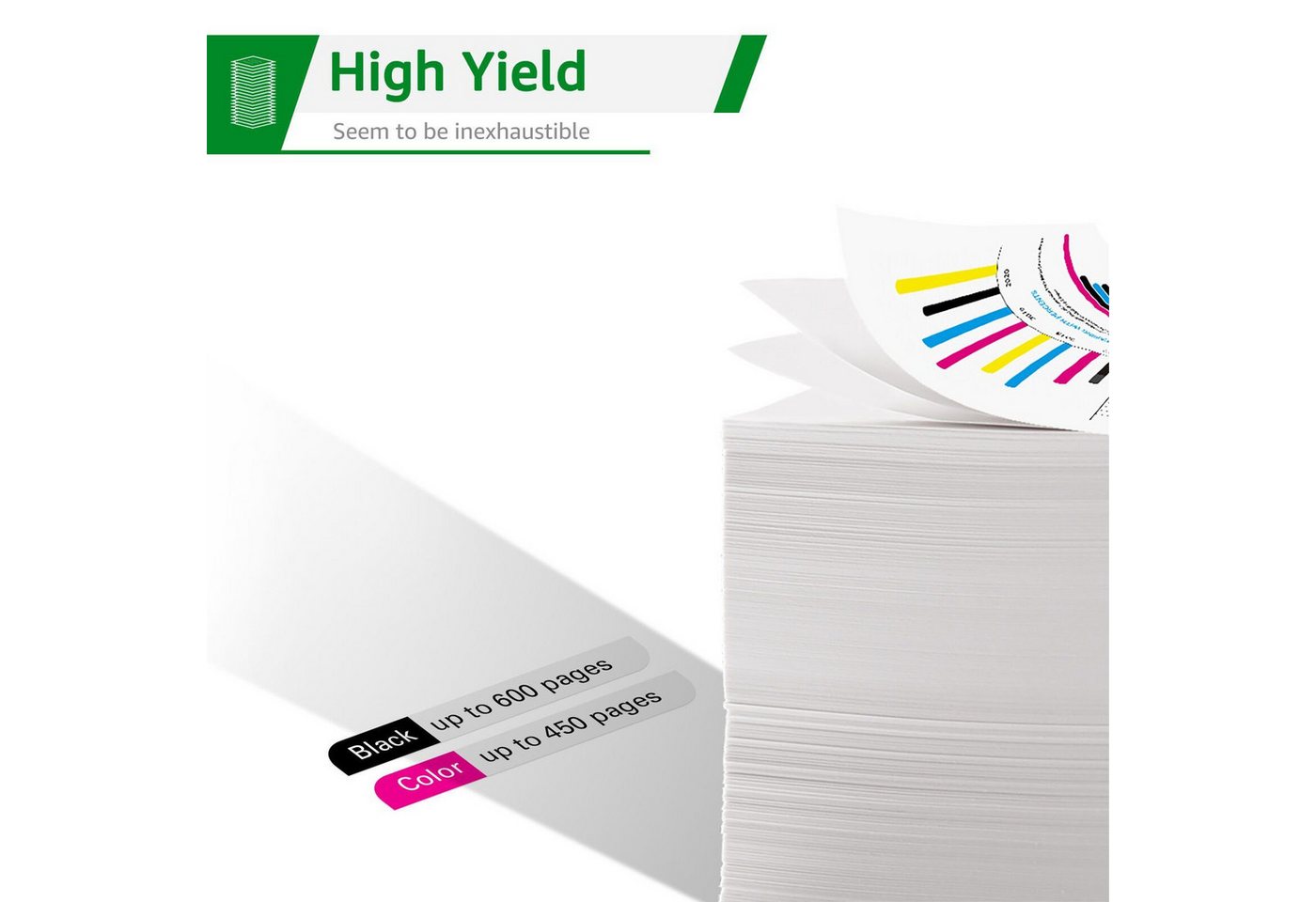 Thumbnail - Greensky HP 302 Druckerpatrone Ersatz für HP 302XL Multipack Tintenpatrone (für HP 302 xl Envy 4525 4520 4527 Deskjet 11...