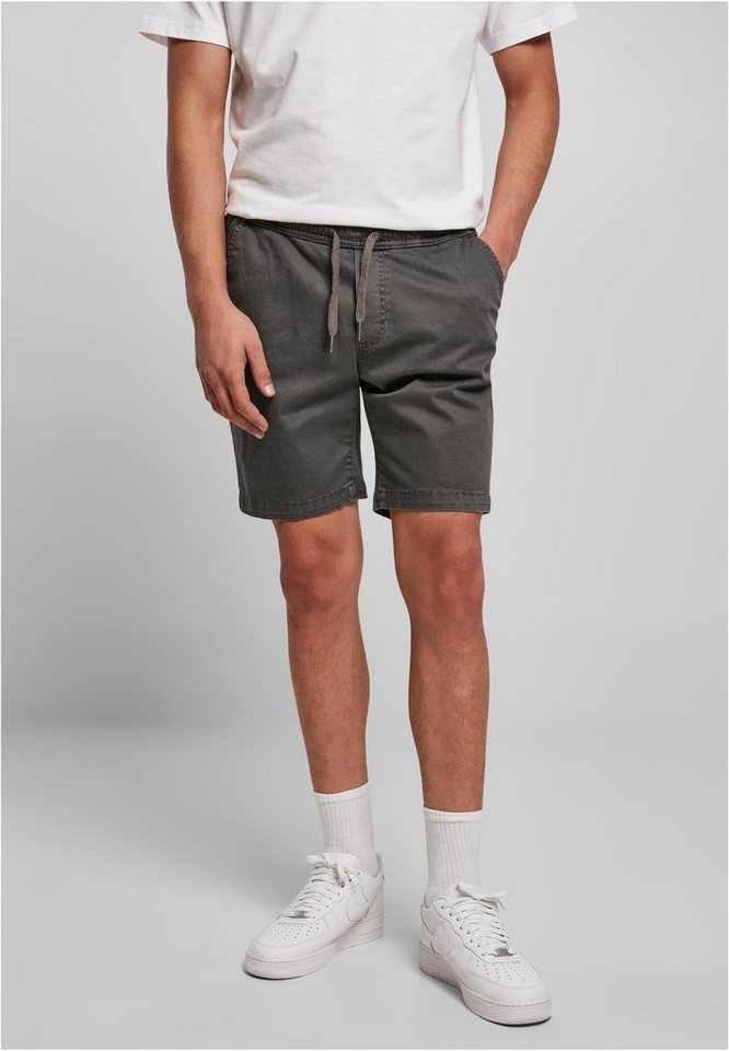 URBAN CLASSICS Stoffhose Herren Stretch Twill Joggshorts (1-tlg), Hoher  Tragekomfort dank leichter Elastizität