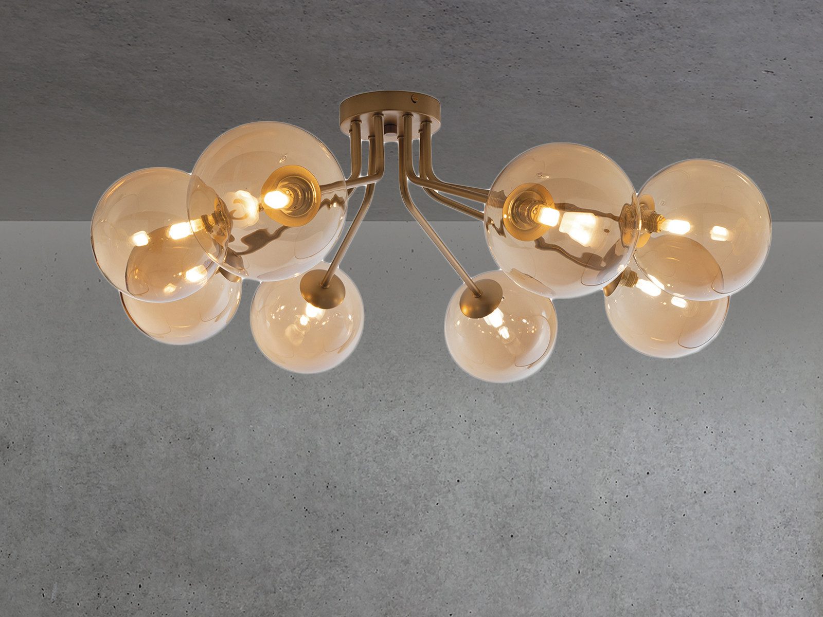 ECO-LIGHT LED Deckenleuchte, Dimmfunktion, LED wechselbar, Warmweiß, große günstig online kaufen