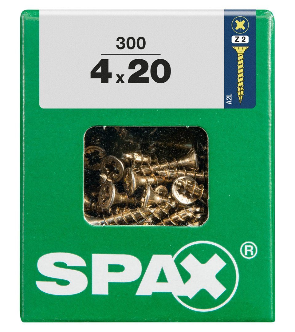 Holzbauschraube Spax Universalschrauben 4.0 x 20 mm PZ 2 - 300