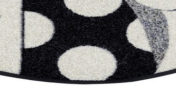 Fußmatte Round Cat Trio, wash+dry by Kleen-Tex, rechteckig, Höhe: 7 mm