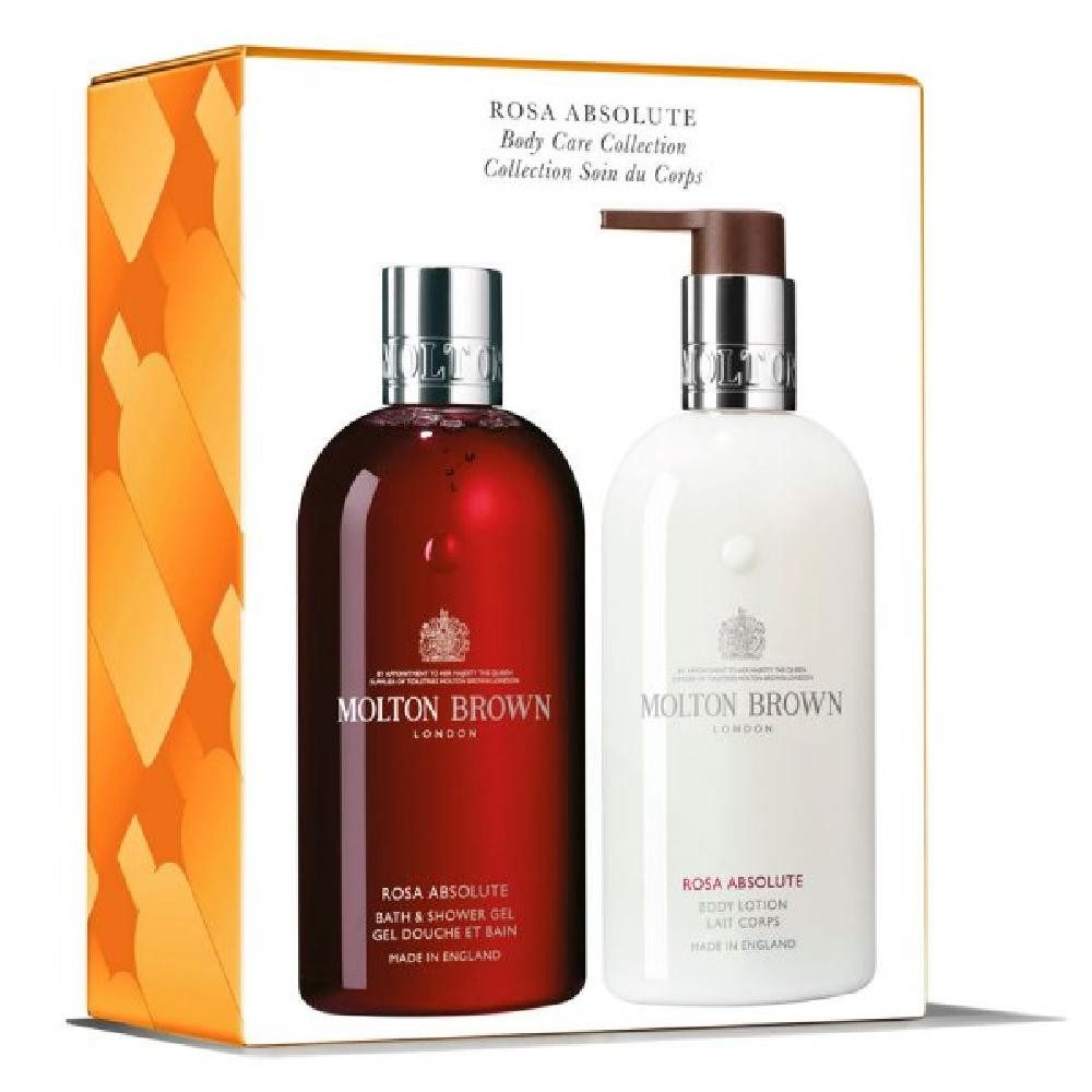 MOLTON BROWN Seifen-Set Body Care Collection Duschgel und Bodylotion Rosa Absolute (0,6l) (2-t