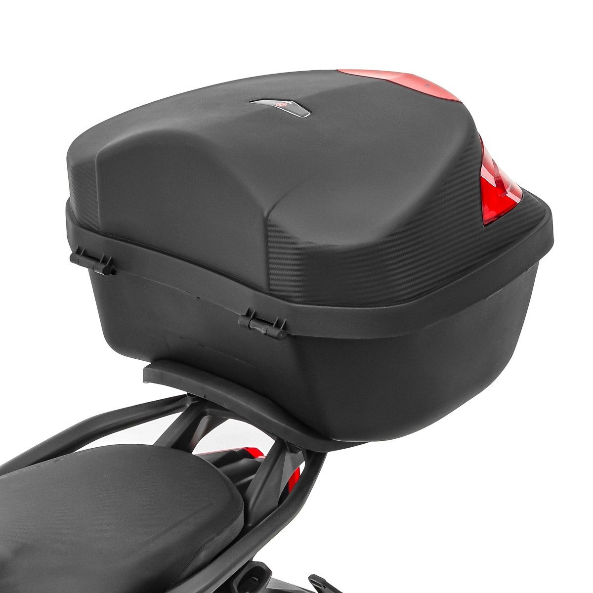 Bagtecs Topcase Motorrad Topcase # KMBR Universal 48 Liter rot