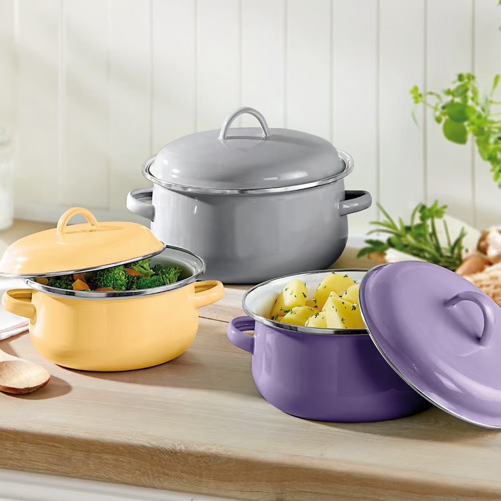 genialo Topf-Set, Emaille