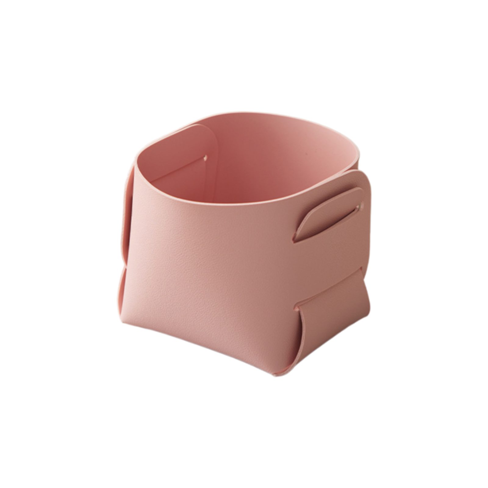 Jumpeak Organizer schreibtisch organizer,organizer schminktisch,organizer badezimmer, 10 Farben,Faltbar,10×10×9 cm,Leder,Wasserdicht,Handgenäht