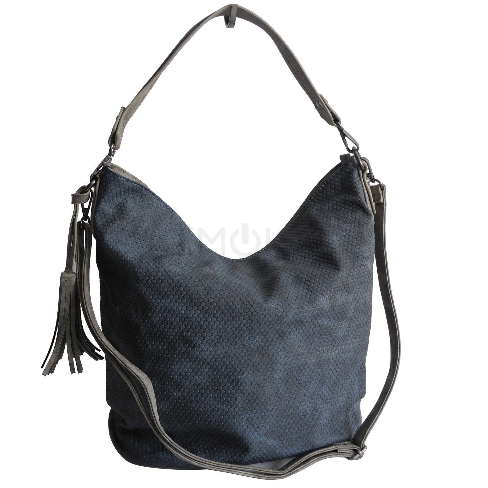 Jennifer Jones Handtasche Jennifer Jones - PU-Lederimitat Handtasche Umhängetasche Henkeltasche Blau | Handtaschen