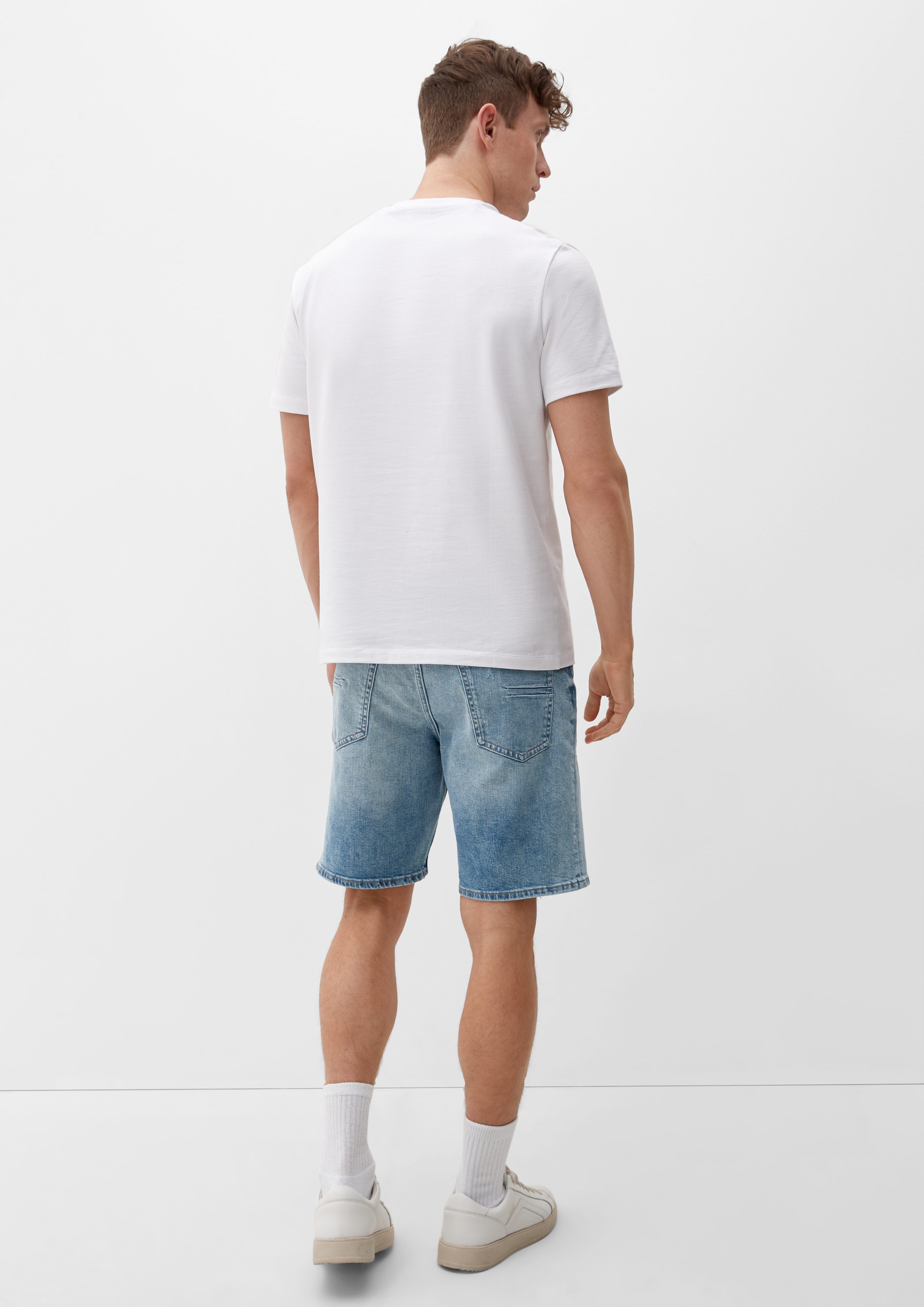 s.Oliver / / Jeansshorts Relaxed Fit Waschung Mid Jeans-Shorts Leg Wide / Rise