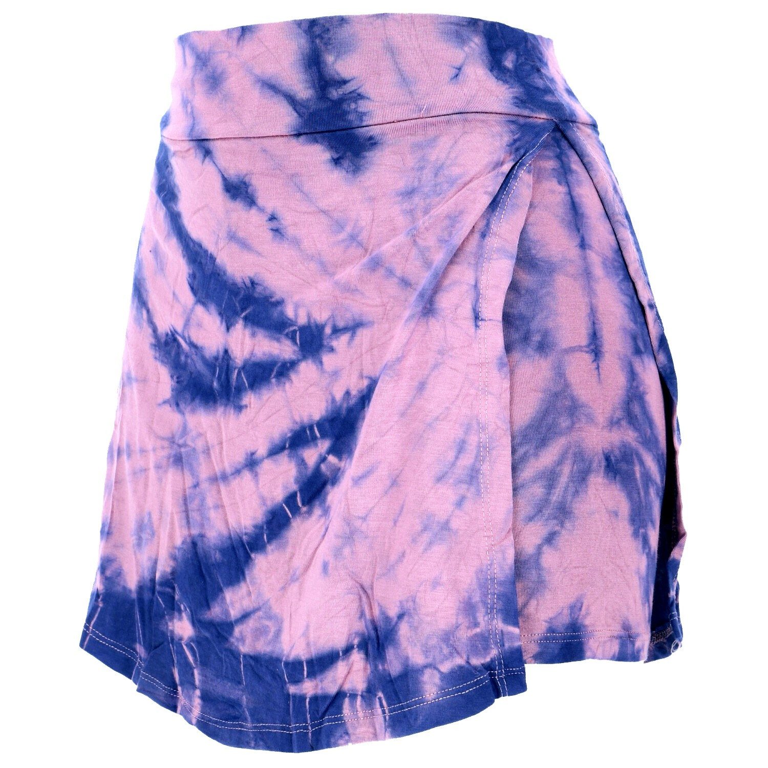 Guru-Shop Hose & Shorts Batik Minirock mit Pantys, Unikat Yoga Shorts,.. alternative Bekleidung – Bild 4 von 5