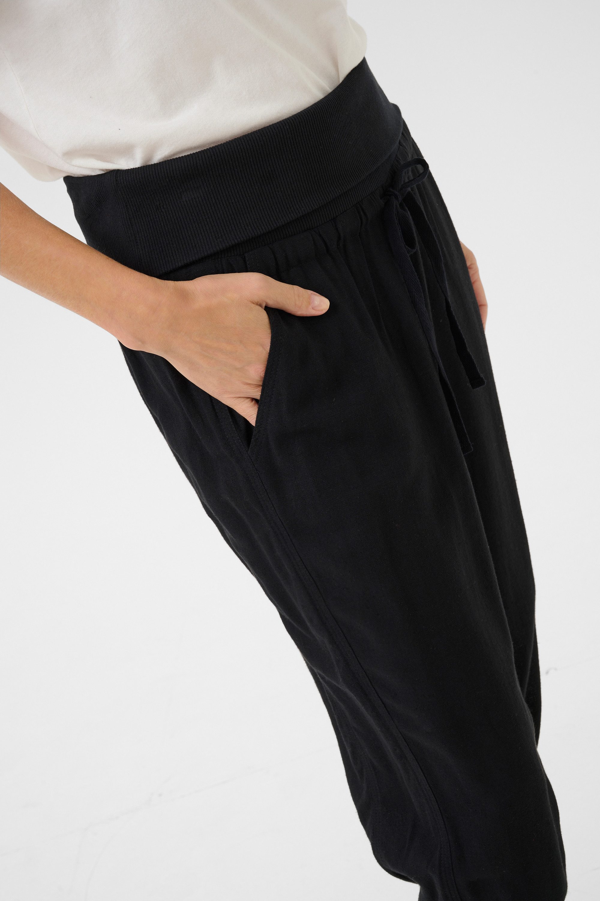 Cream Stoffhose Casual Hose CRVenta