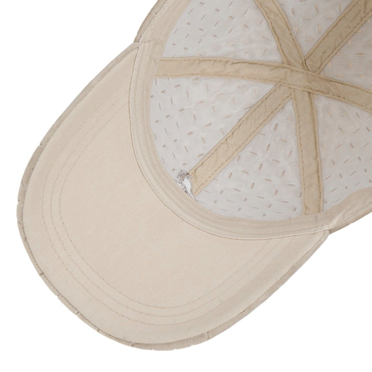 (1-St) Baseball grau Schirm Basecap mit Kangol Cap