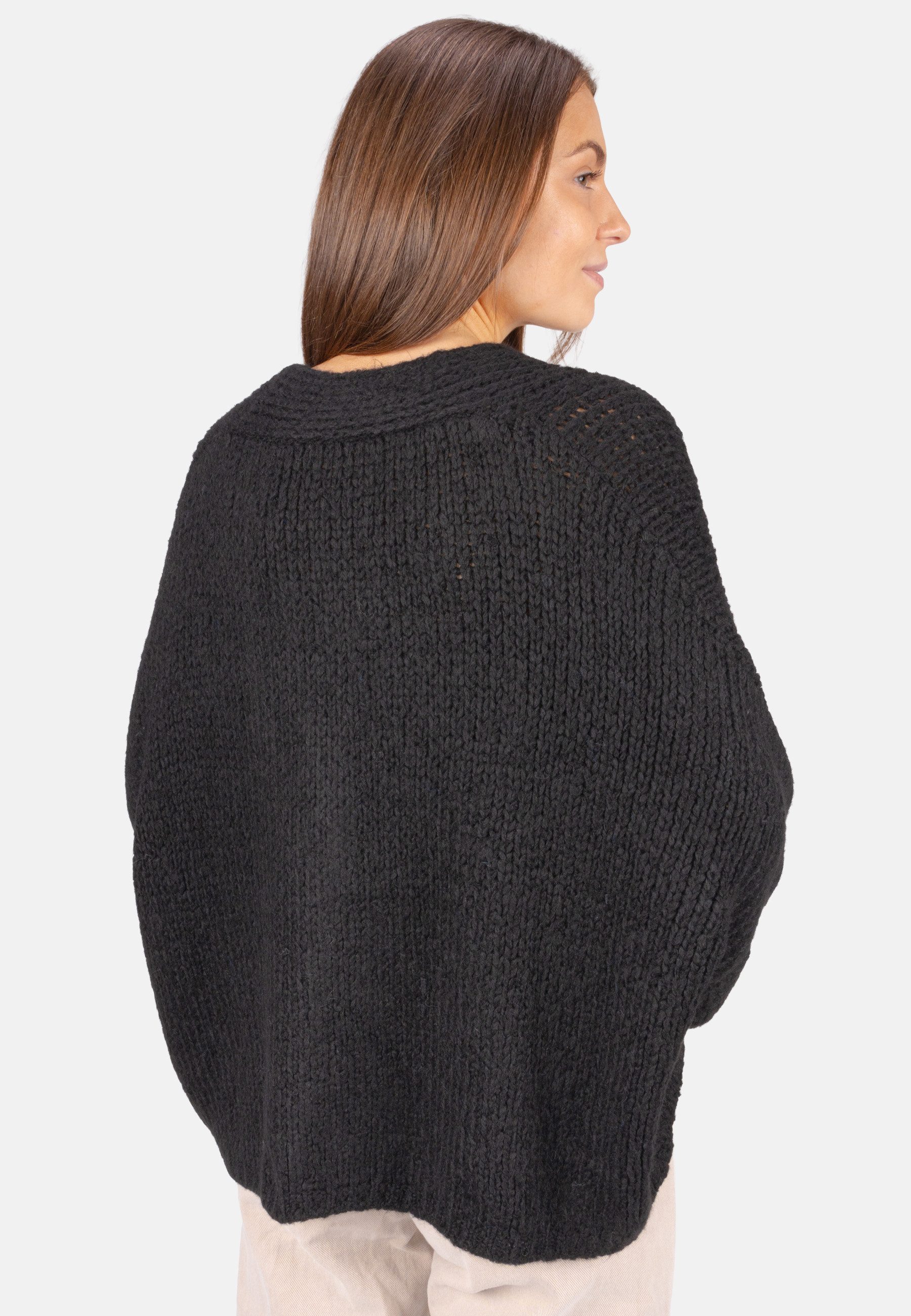 Seasons of April Cardigan JOJO (1-tlg) Damen Cardigan Strickjacke Oversize mit Knöpfen