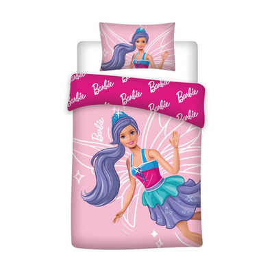 Babybettwäsche Traumhafte Nächte: Barbie Baby-Bettwäsche „Barbie 093“, Kuschelige, AY!Max, 2 teilig
