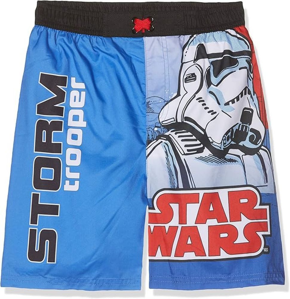 Star Wars Badeshorts STARWARS Badehose Schwimmshorts Jungen + Mädchen Shorts Kinderbadehose