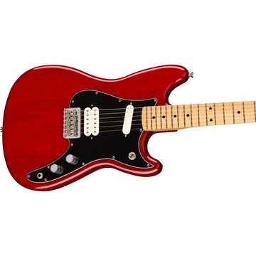 Fender E-Gitarre, Player Offset Duo-Sonic HS MN Crimson Red Transparent - E-Gitarre