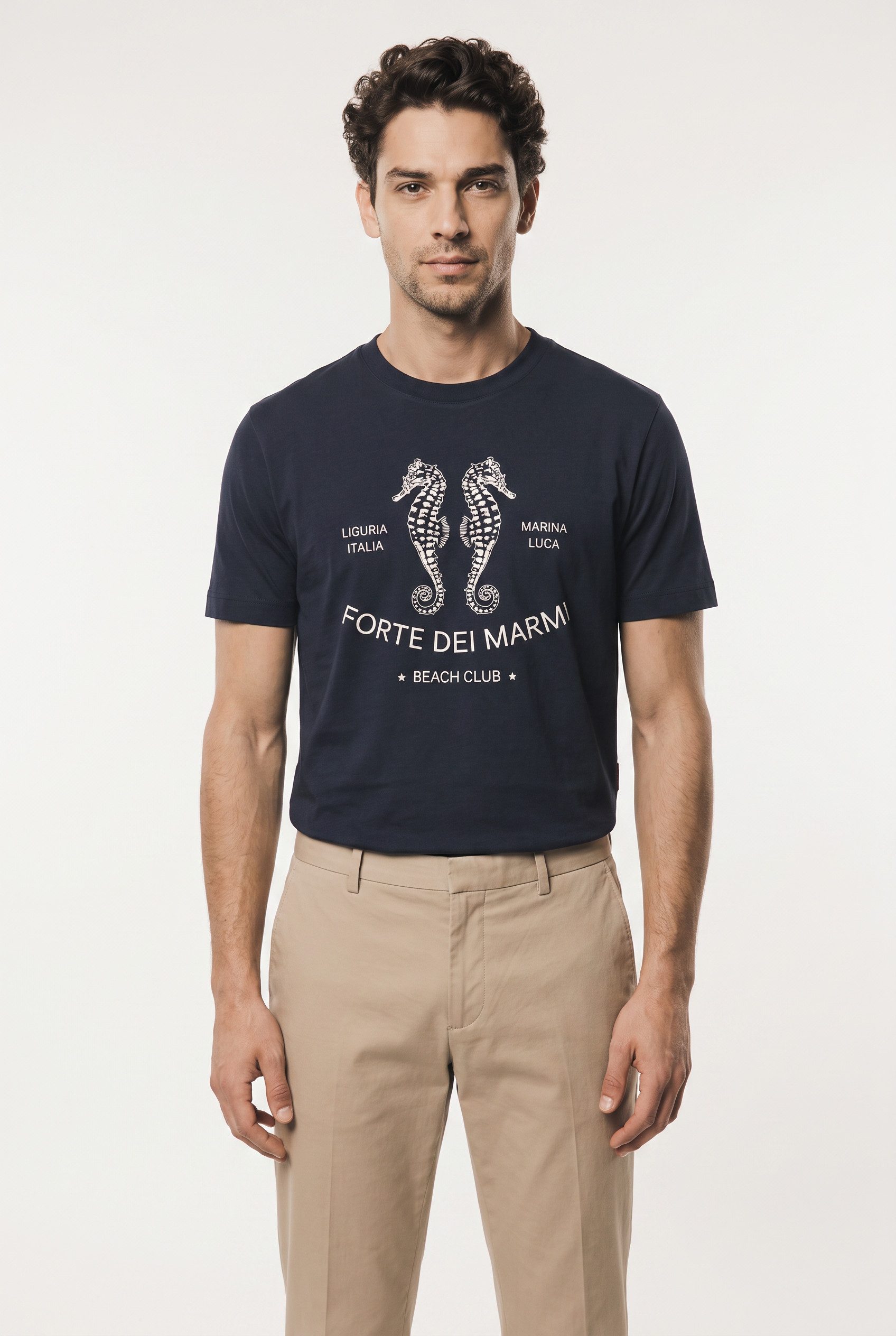 Joop Jeans Kurzarmshirt Almir mit Frontprint