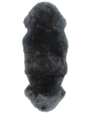Fellteppich australische Doppel Lammfelle 1,5 Fellen anthrazit waschbar 140x68 cm, Ensuite