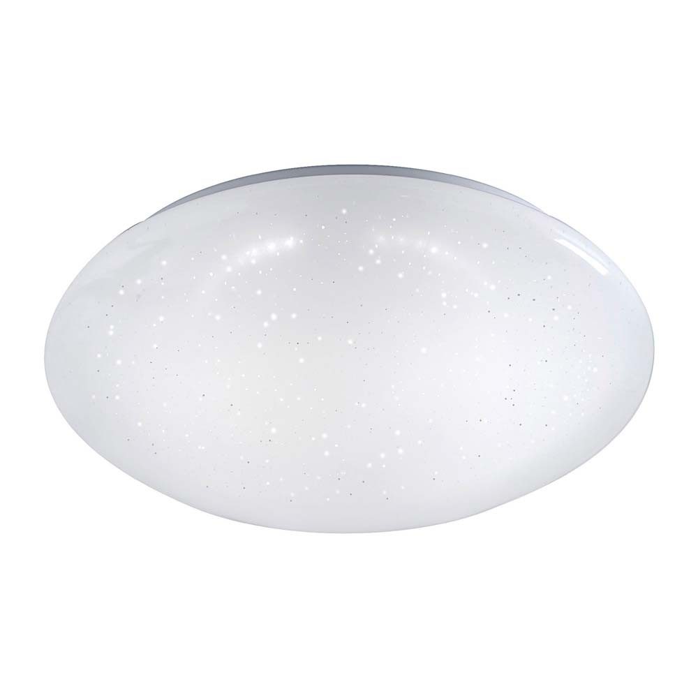 JUST LIGHT LED Deckenleuchte, LED-Leuchtmittel fest verbaut, Warmweiß, Deckenleuchte Deckenlampe Schlafzimmerlampe Sterneneffekt