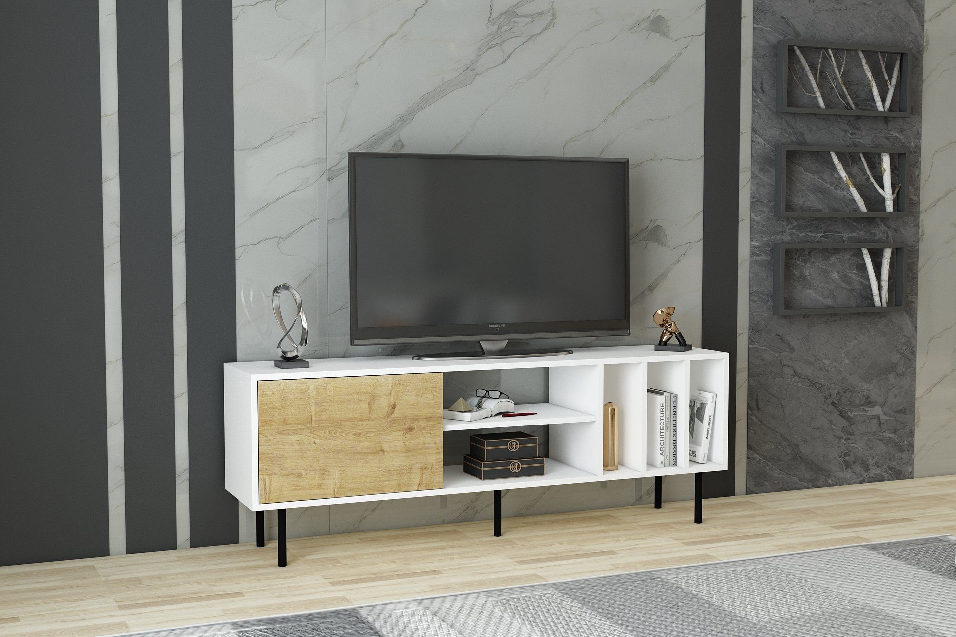 DEMA Home TV-Schrank Lowboard Hera, Breite günstig online kaufen