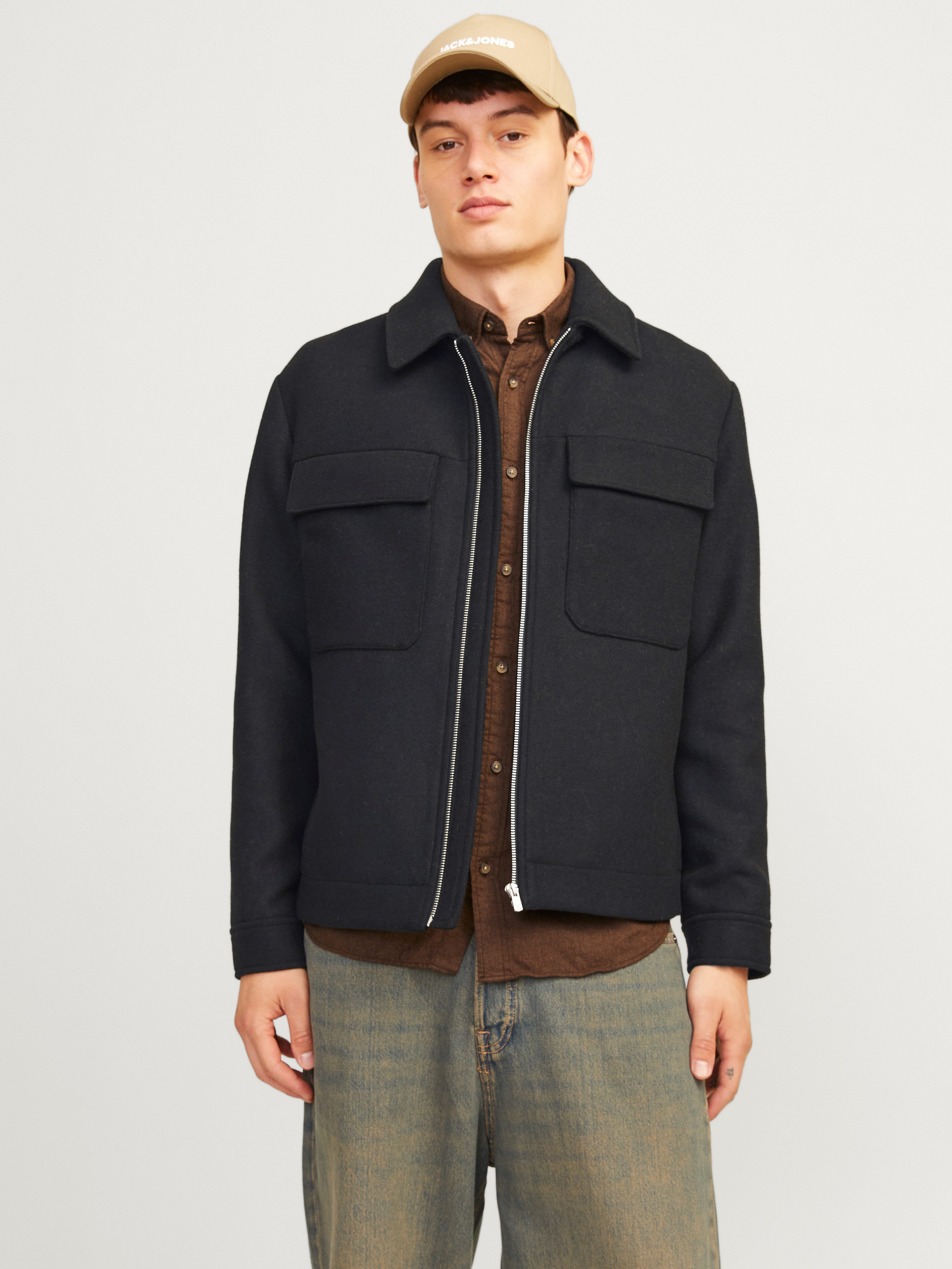 Jack & Jones Wolljacke "JPRCCRUSSEL WOOL BLEND JACKET SN", ohne Kapuze günstig online kaufen