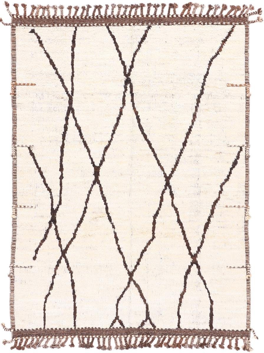 Orientteppich Berber Maroccan Atlas 185x251 Handgeknüpfter Moderner Orientteppich, Nain Trading, rechteckig, Höhe: 20 mm