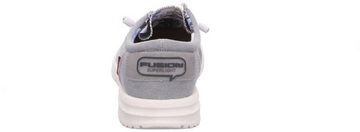 Fusion Fusion Jack Lt Grey Washed Canvas Slipper