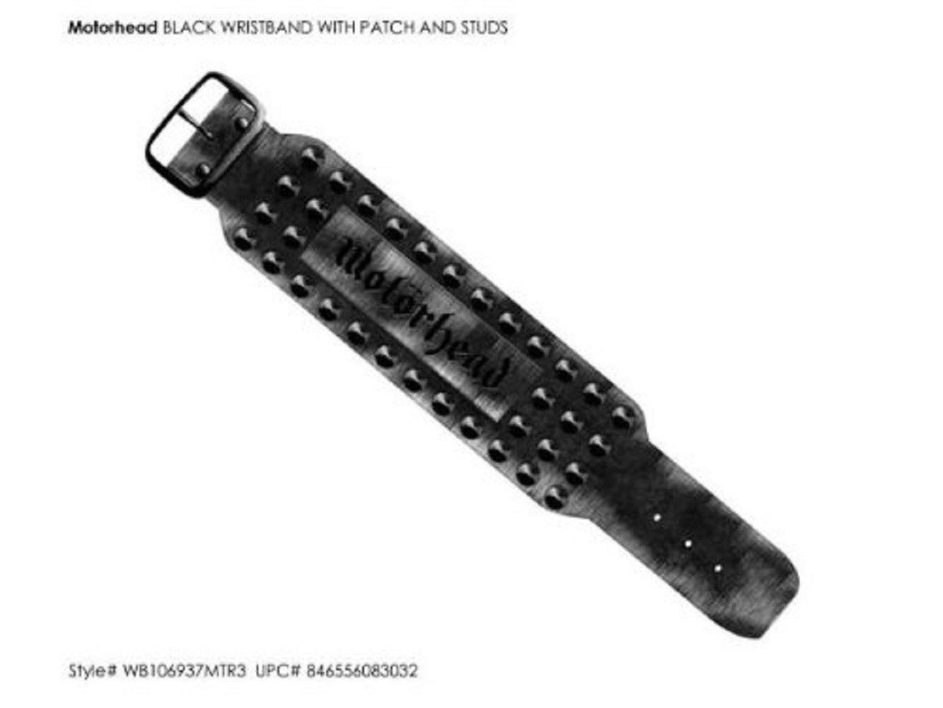 Motörhead Armband MOTÖRHEAD ARMBAND LEDER 3-FACH VERSTELLBAR günstig online kaufen