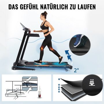 ISE Laufband Elektrisches klappbares Laufband,0-14km/h,15Trainingsprogramme SY-2803