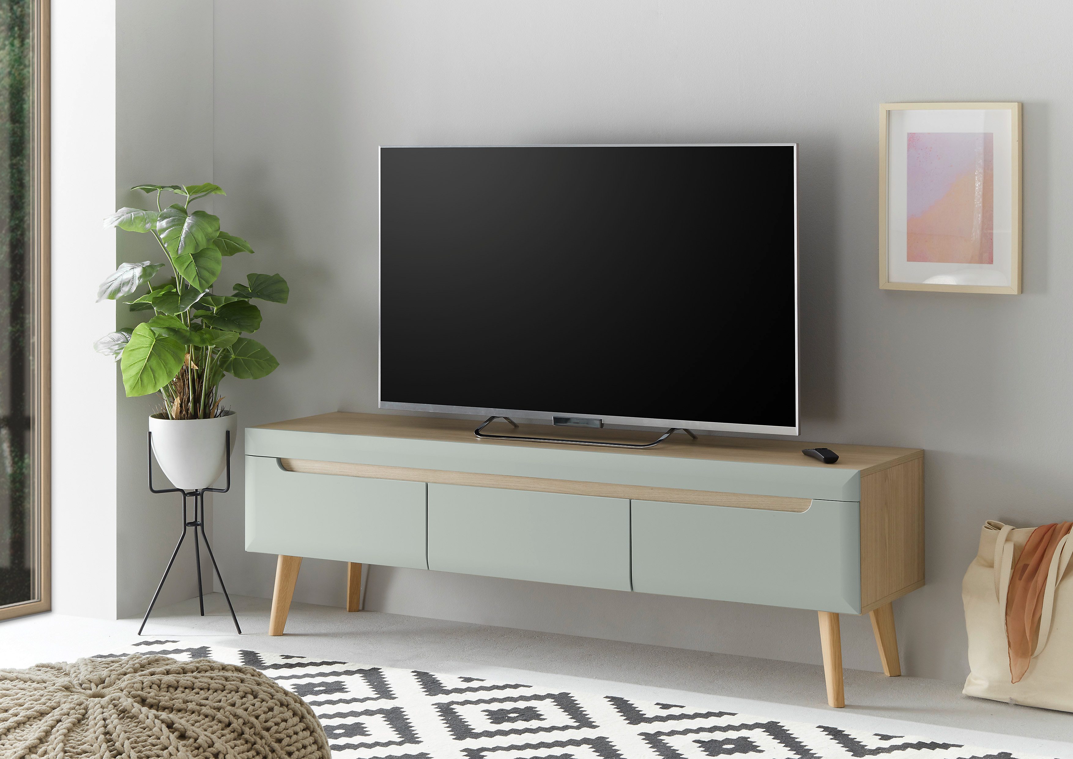Lowboard Torge, TV-Unterschrank, TV-Kommode, Fernsehschrank, TV-Board
