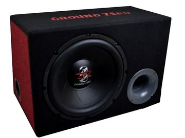 Ground Zero Ground Zero 30 cm Basspaket Subwoofer Verstärker Set Kabelset GZ Auto-Subwoofer (300 W)