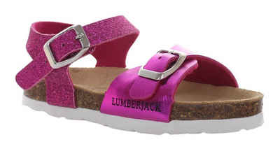 LUMBERJACK Sandale, Sommerschuh, Riemchensandale, Sandalette, mit Glitzer