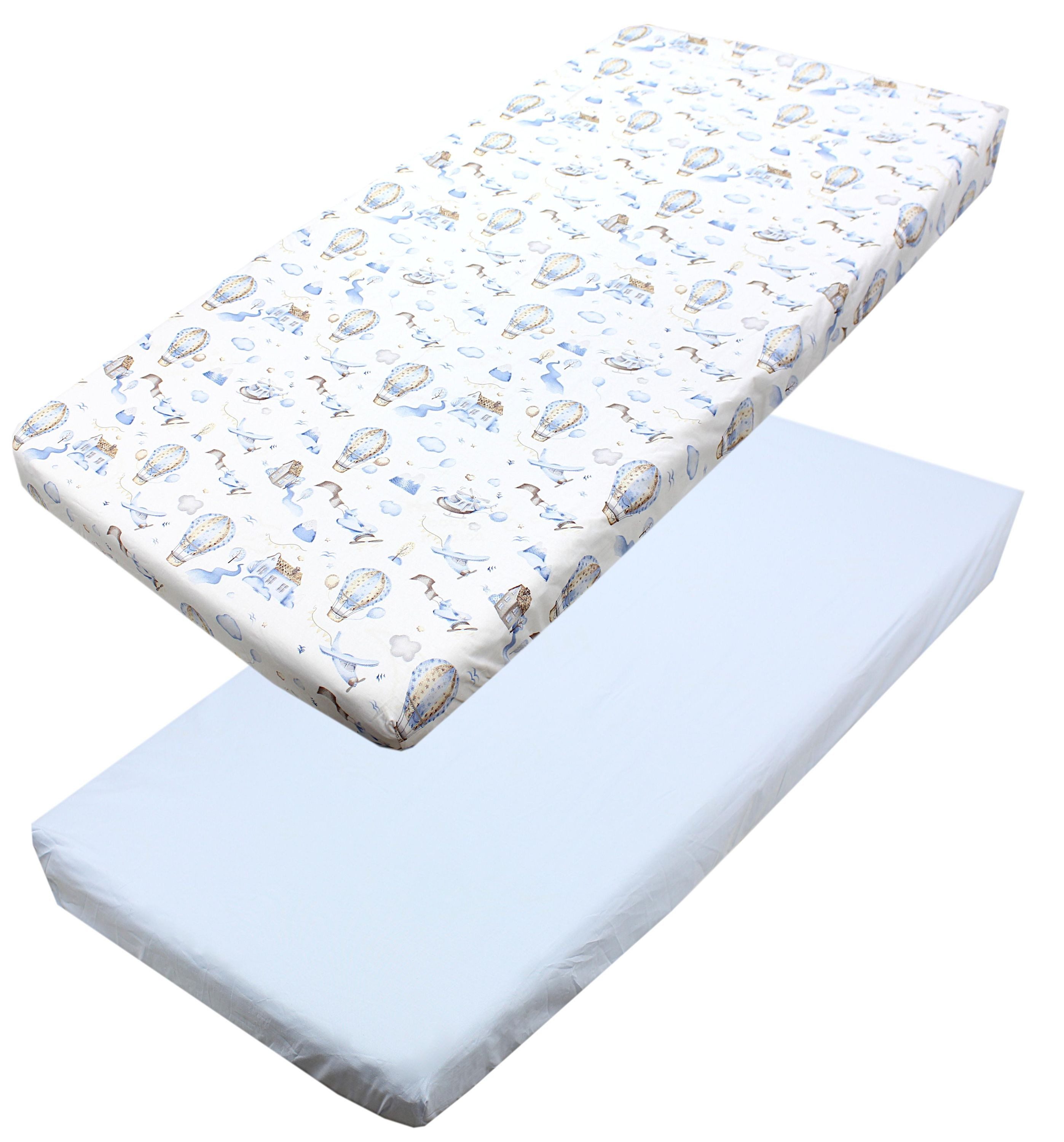 TupTam Spannbettlaken Baby Spannbettlaken Spannbetttuch für Babybett Kinderbett 2er Pack