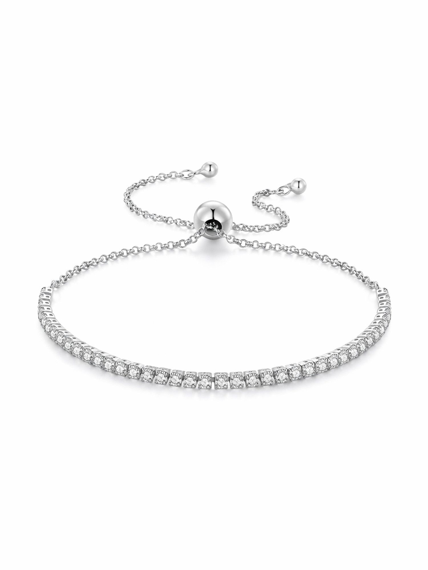 Staufergold Armkette Armband „Lichtspur“ – verstellbares Tennisarmband, handmade with Love!