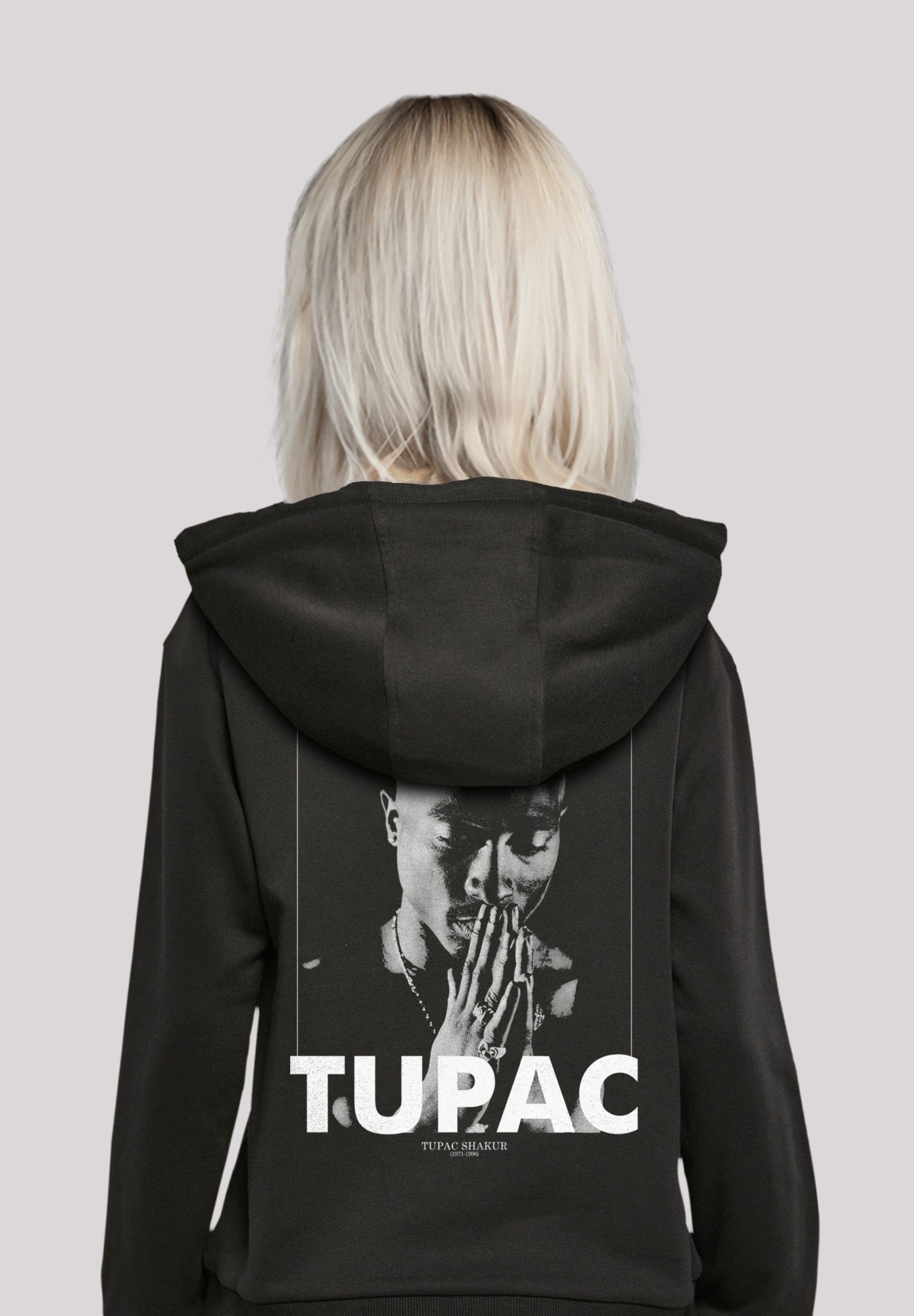 F4NT4STIC Kapuzenpullover Tupac Shakur Praying Hip Hop Rap Hoodie, Warm, Bequem