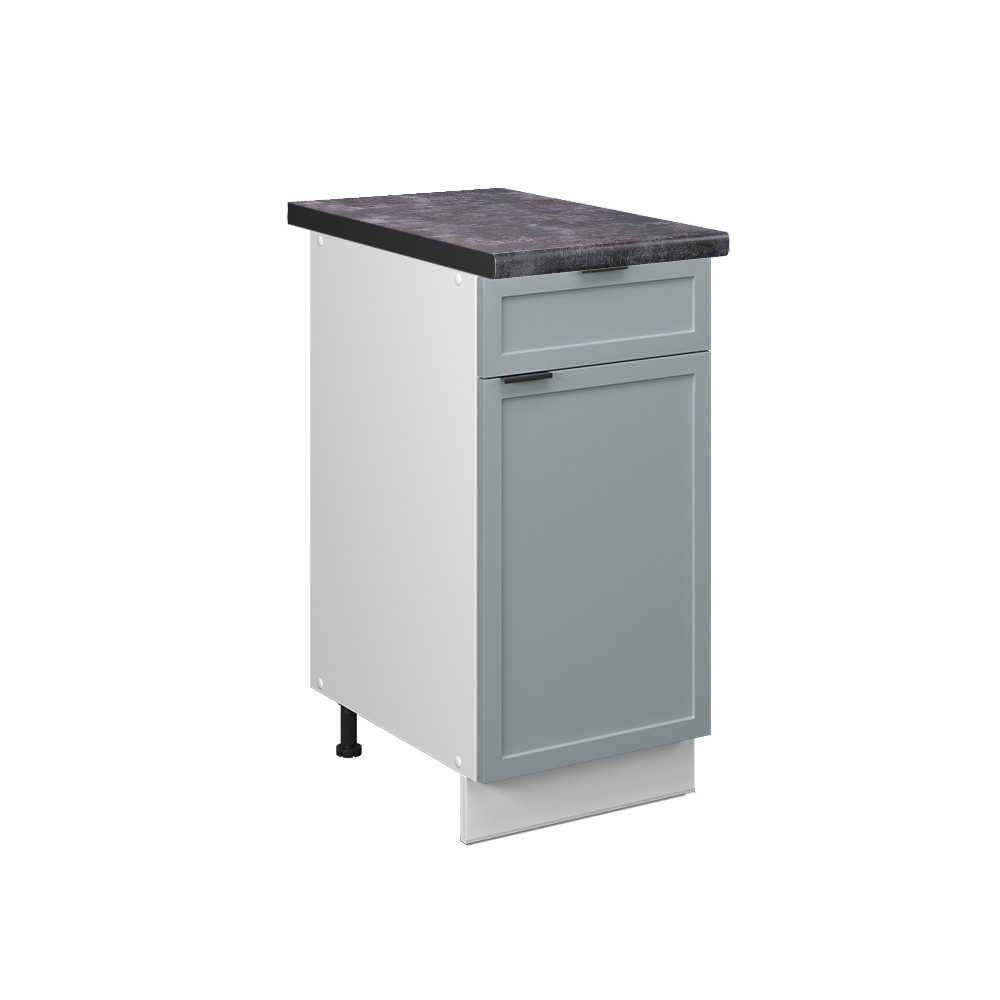 Vicco Unterschrank Fame-Line, Hellblau-grau/Weiß, 40 cm, günstig online kaufen