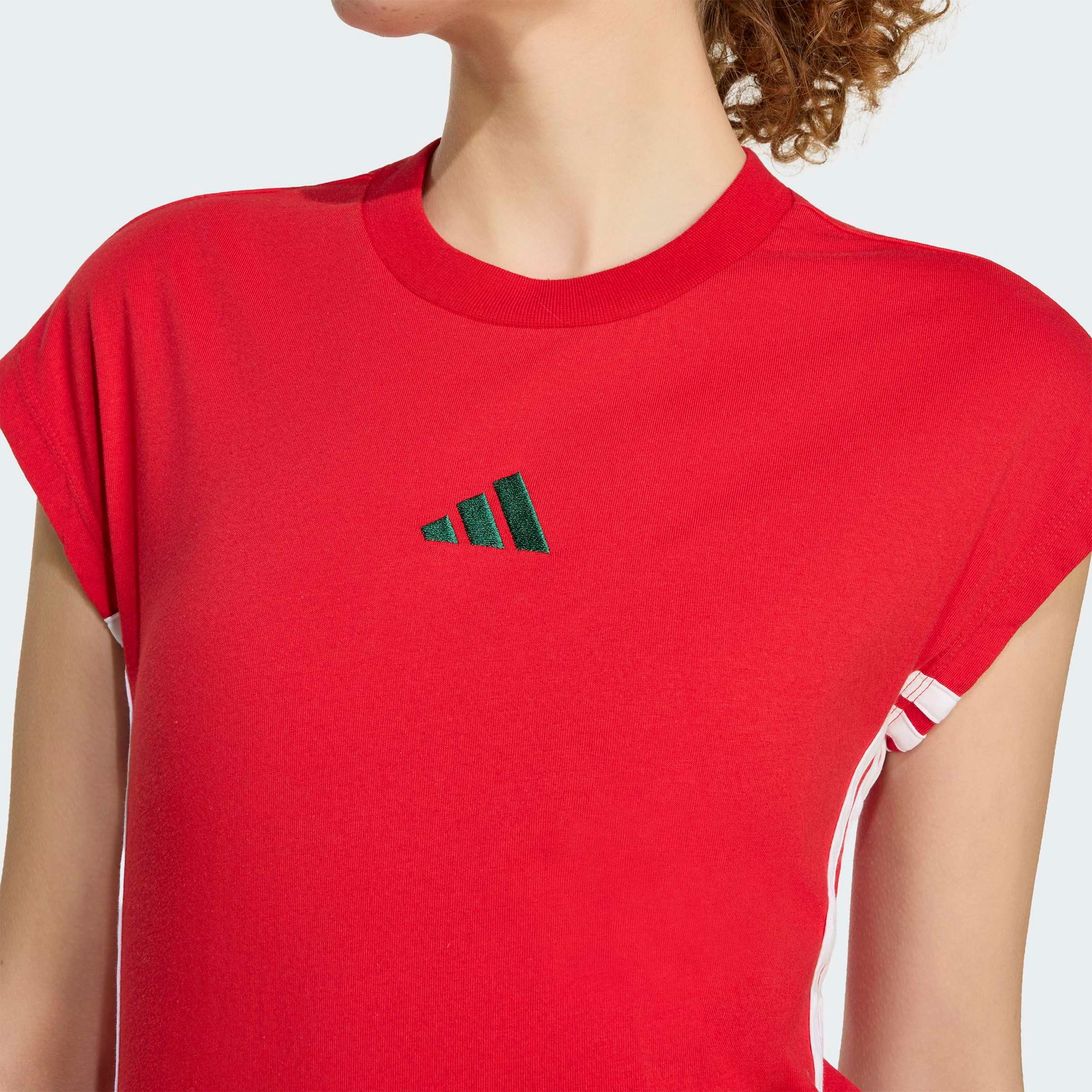 adidas Sportswear T-Shirt W 3S SJ T WC mit sportlichem Stil, ohne Verschluss, in normaler Länge