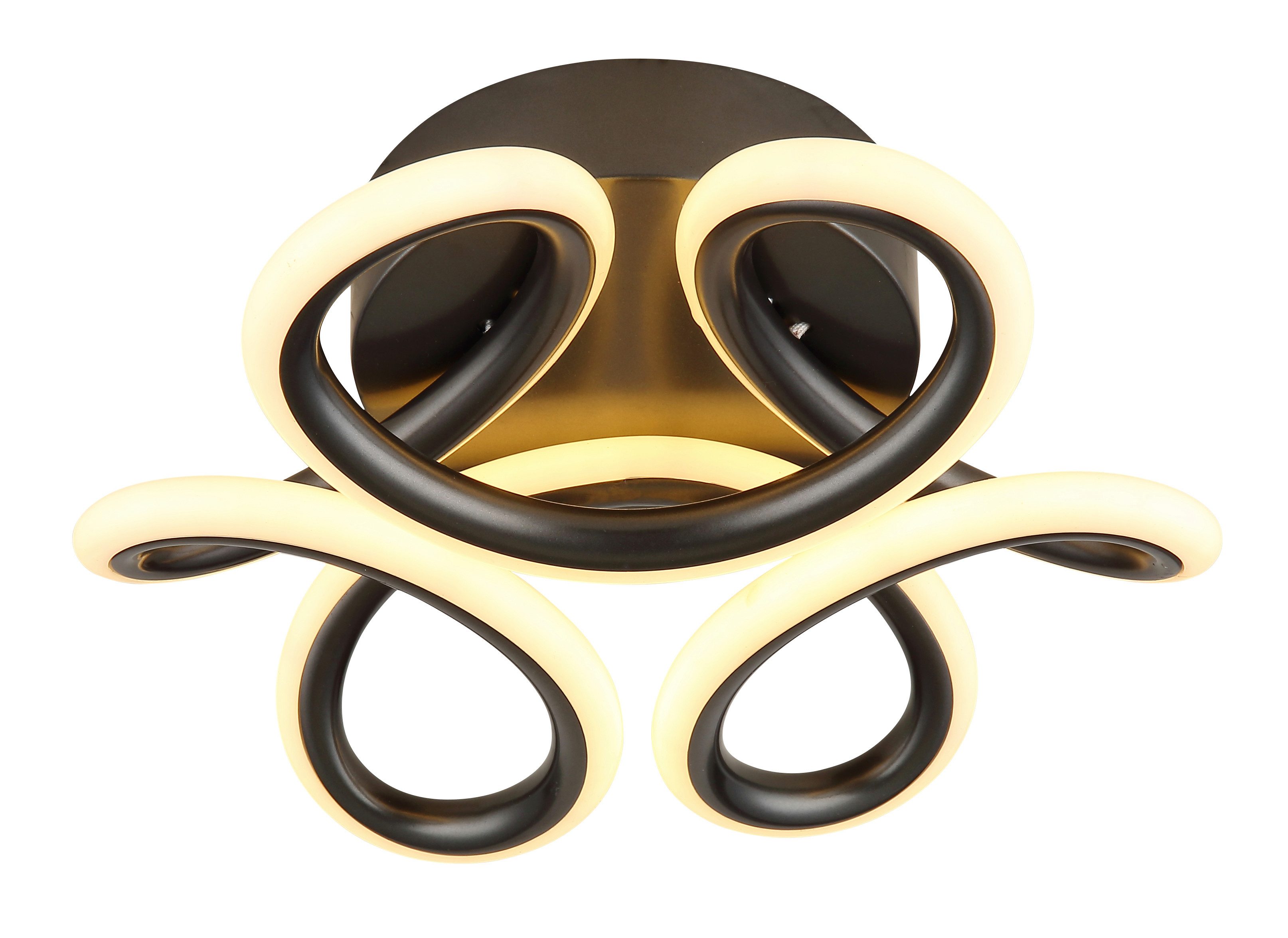 GLOBO LIGHTING LED Deckenleuchte MELISAND, Memoryfunktion, LED fest integriert, Deckenleuchte/ø: 260mm/CCT 2700/4000/6000K